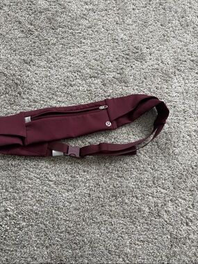 lululemon athletica Maroon Running Belt Bag